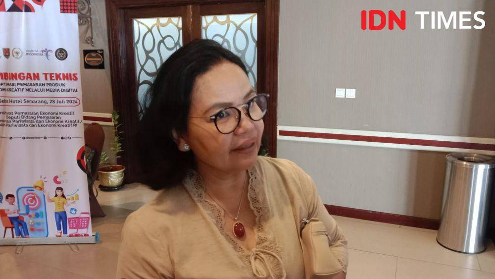 Bendahara PDIP Jateng Agustina Wilujeng. (IDN Times/Fariz Fardianto)