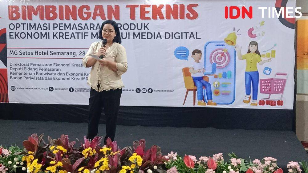 Bendahara PDIP Jateng Agustina Wilujeng. (IDN Times/Fariz Fardianto)