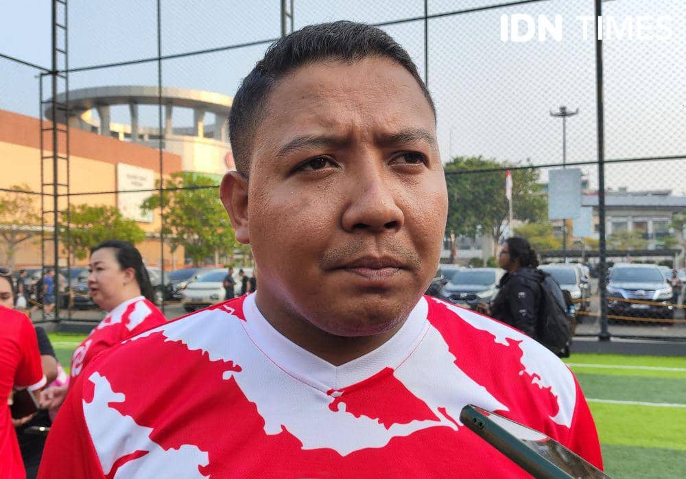 Mantan Ketua Presidium Pengurus Pusat Perhimpunan Mahasiswa Katolik Republik Indonesia (PMKRI), Juventus Prima Yoris Kago (IDN Times/Yosafat Diva Bayu Wisesa)