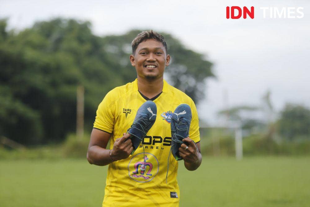 Dwi Rafi Angga, striker baru PSMS Medan (IDN Times/Doni Hermawan)