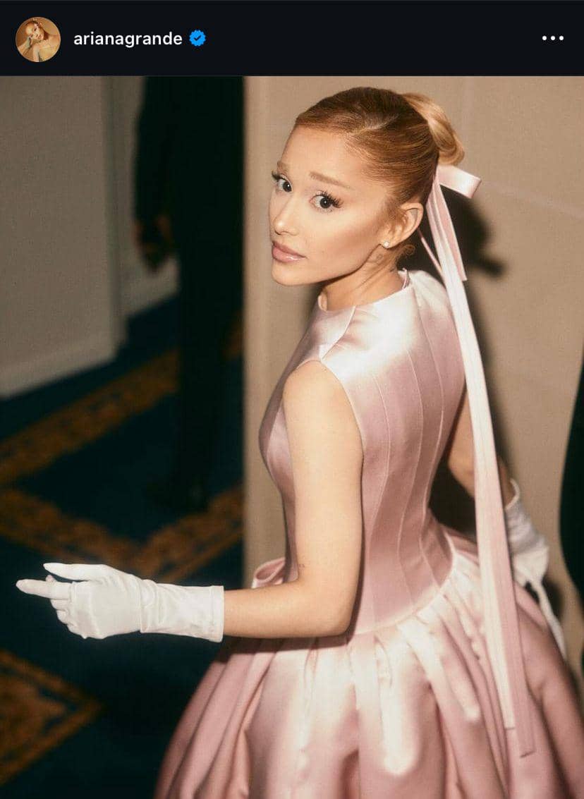 potret Ariana Grande di Olimpiade Paris 2024 (via instagram.com/arianagrande)