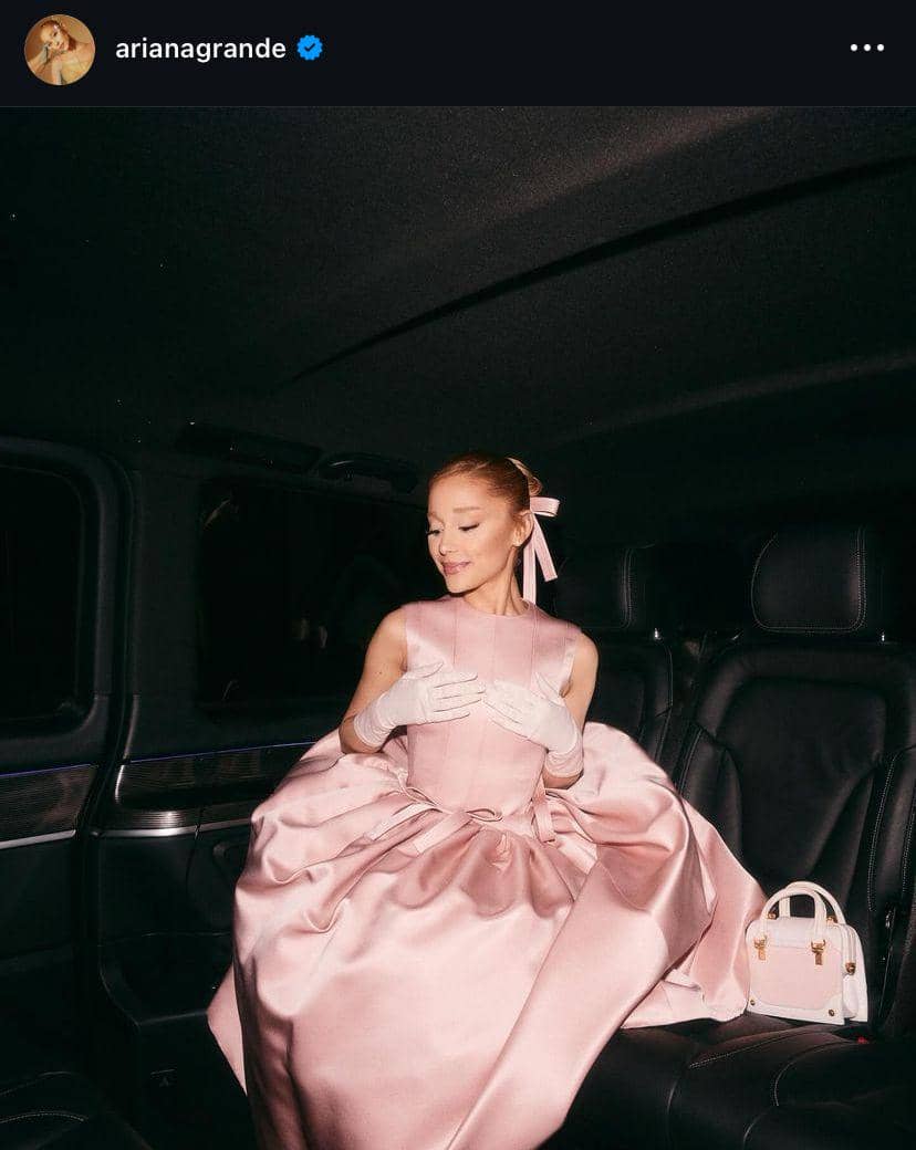 potret Ariana Grande di Olimpiade Paris 2024 (via instagram.com/arianagrande)