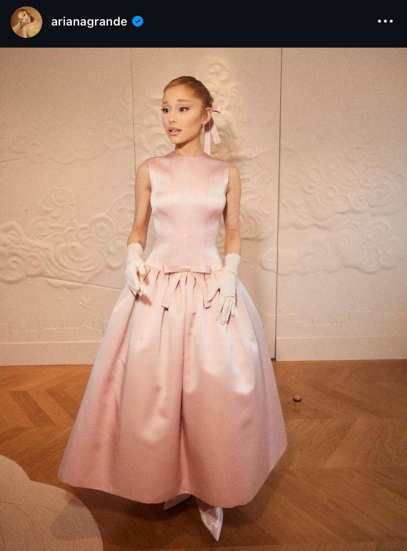 potret Ariana Grande di Olimpiade Paris 2024 (via instagram.com/arianagrande)