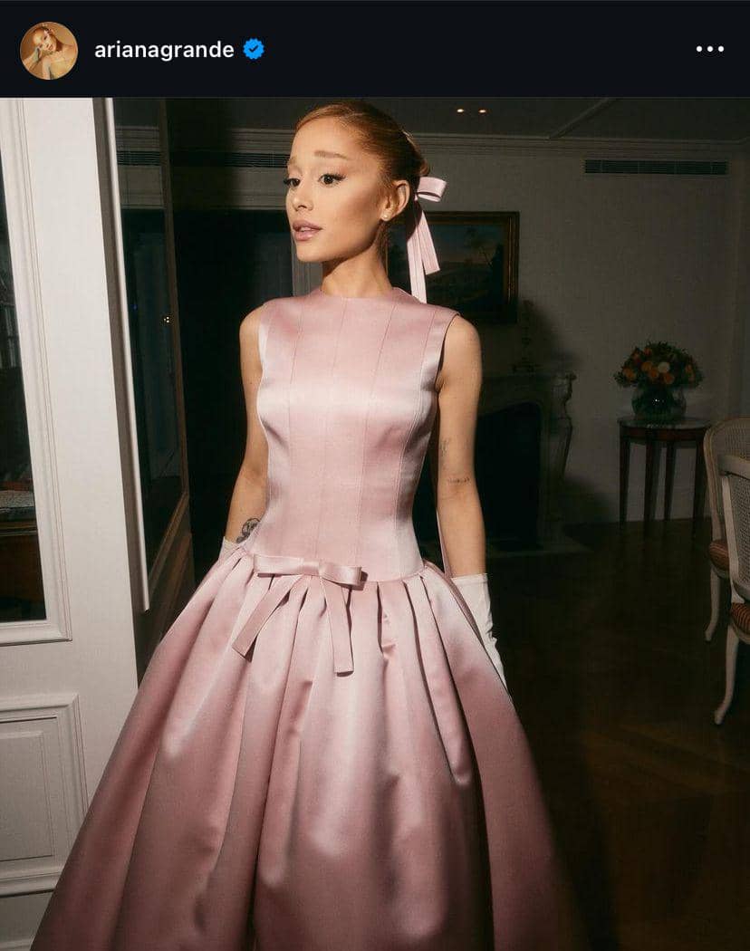 potret Ariana Grande di Olimpiade Paris 2024 (via instagram.com/arianagrande)'