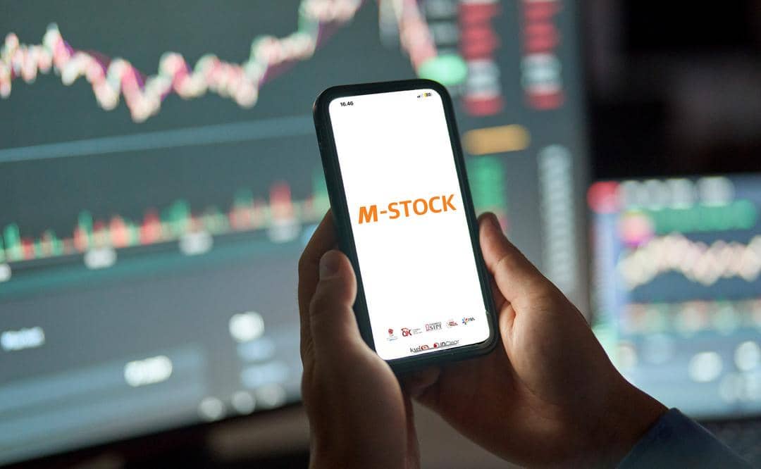 Aplikasi M-Stock Mirae Asset Sekuritas Indonesia.