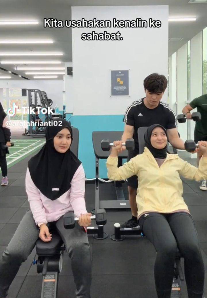 Kedekatan Arafah dan Steven (Tiktok.com/arafahrianti02)