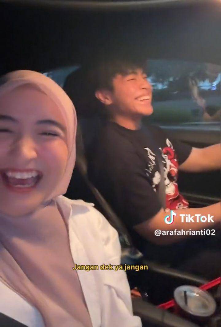 Kedekatan Arafah dan Steven (Tiktok.com/arafahrianti02)