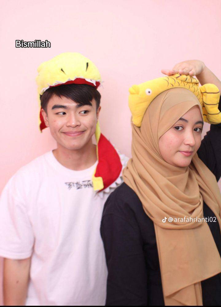 Kedekatan Arafah dan Steven (Tiktok.com/arafahrianti02)