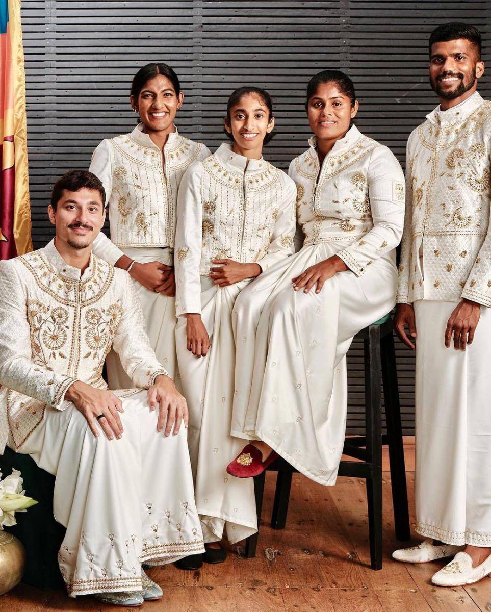 Team Sri Lanka. (instagram.com/olympic_lk)