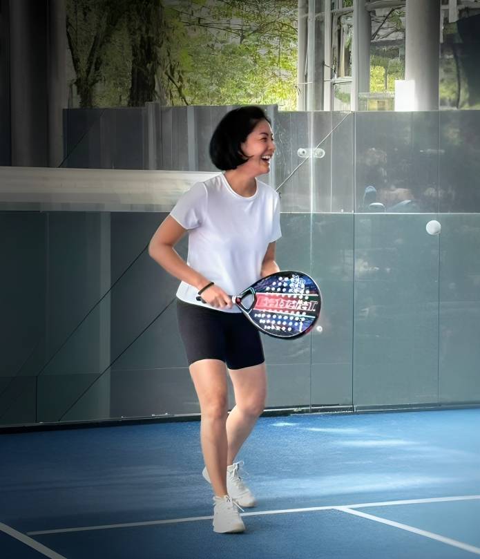 Lulu Tobing berlatih padel (instagram.com/lutob)