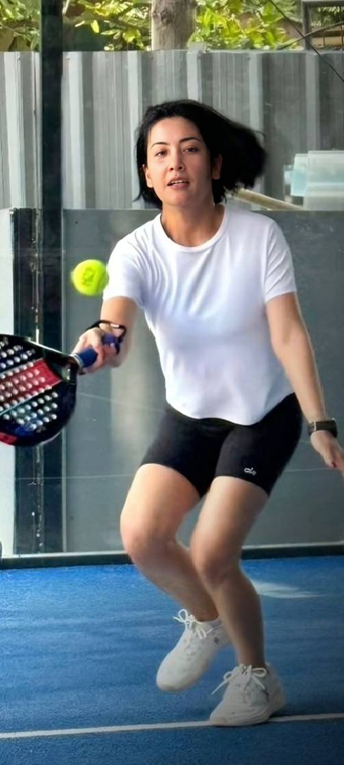Lulu Tobing berlatih padel (instagram.com/lutob)