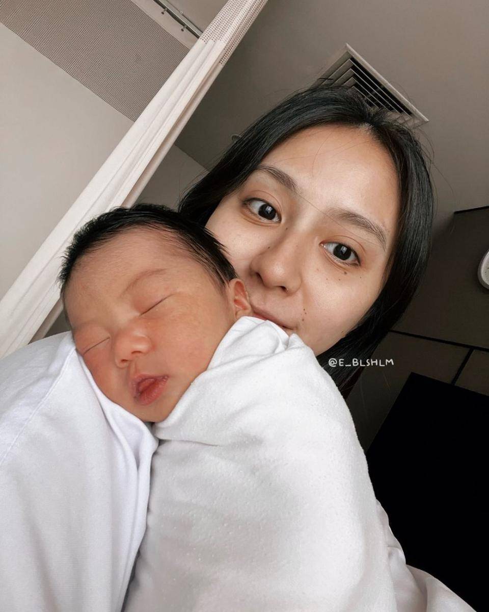 potret Clairine Clay dan buah hati (instagram.com/e_blshlm)