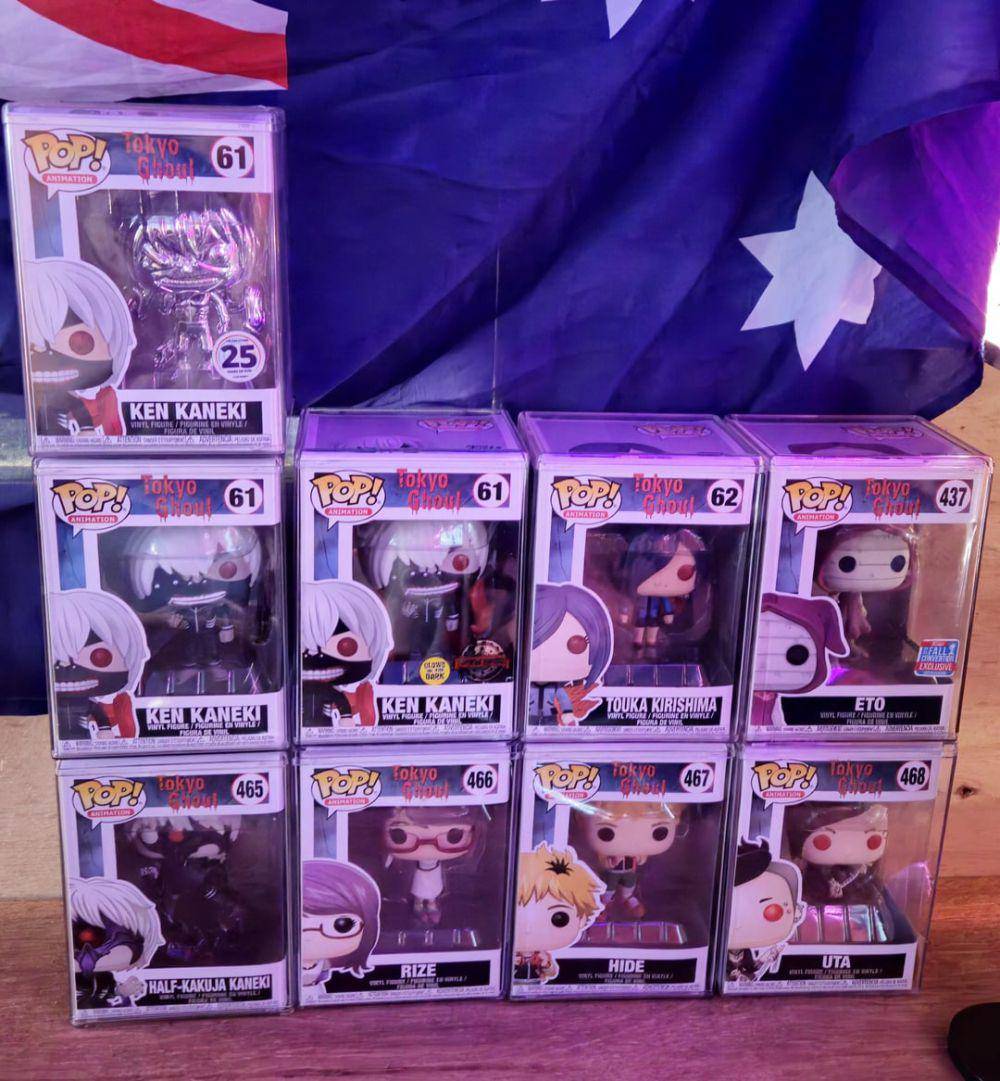potret koleksi action figure Tokyo Ghoul (reddit.com/user/Qwackson)