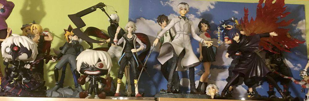 potret koleksi action figure Tokyo Ghoul (reddit.com/user/ocarinagirl93)