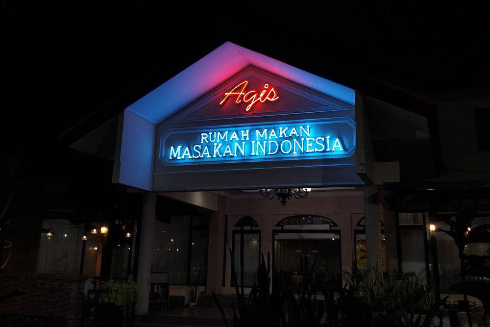 Tampak depan Rumah Makan Agis. IDN Times/Talita Hariyanto