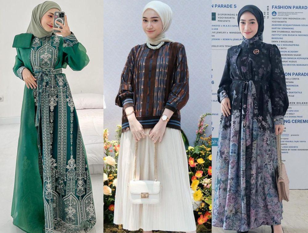 8 Inspirasi Outfit Kondangan Kalem Elegan ala Sinta Sri Antan