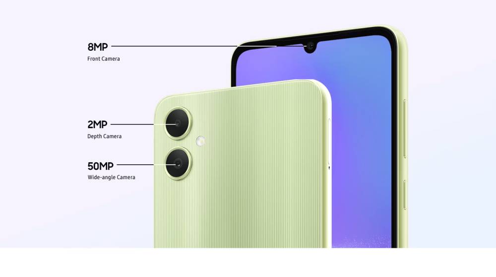 Susunan kamera Samsung Galaxy A05 (samsung.com)