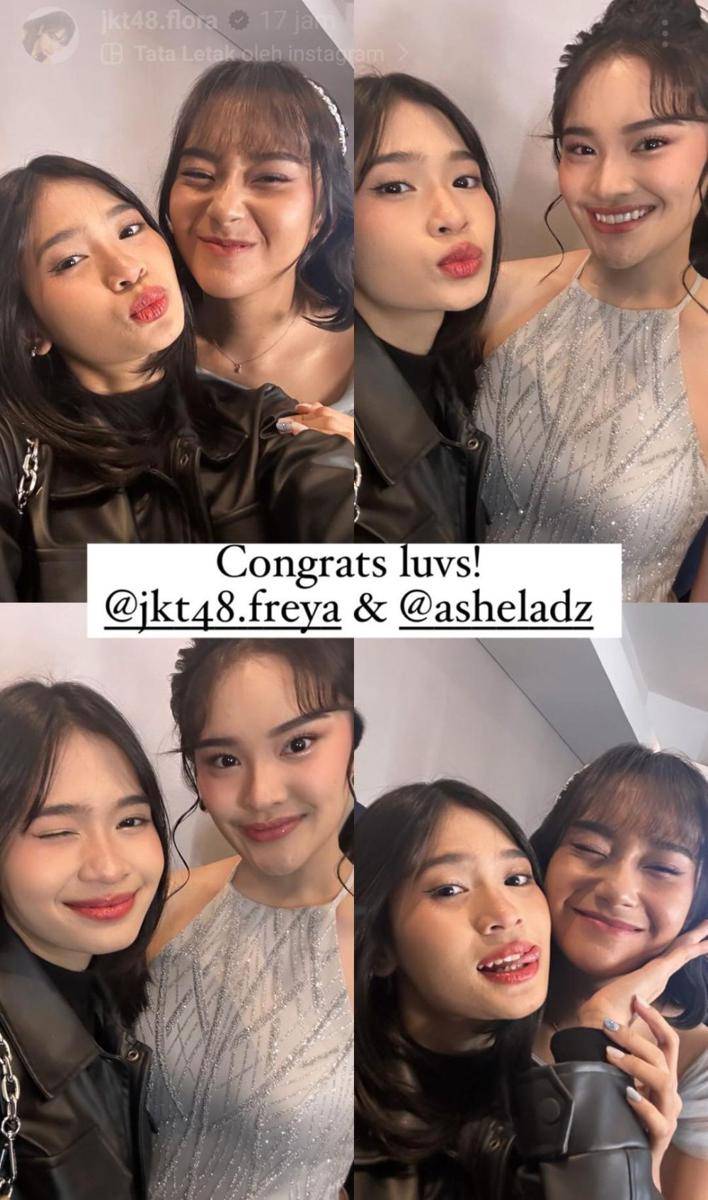 Member JKT48 di gala premiere Dia Angkasa (instagram.com/jkt48.flora)