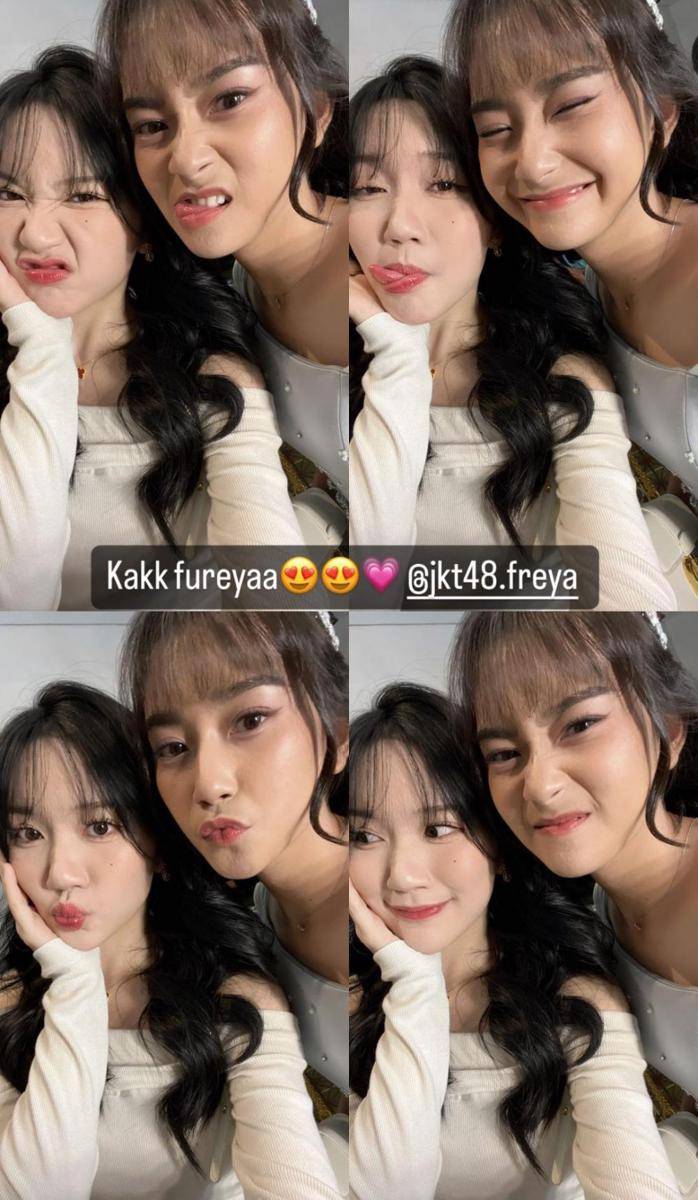 Member JKT48 di gala premiere Dia Angkasa (instagram.com/jkt48.marsha)