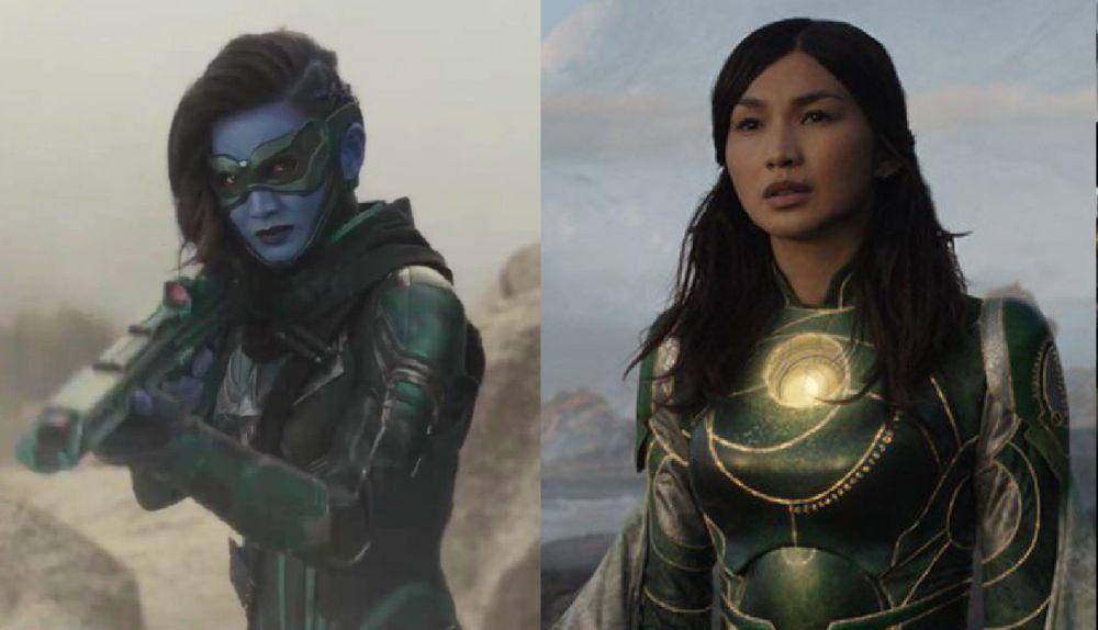 Minn-Erva dan Sersi (dok. Marvel Studios/Captain Marvel | Eternals)