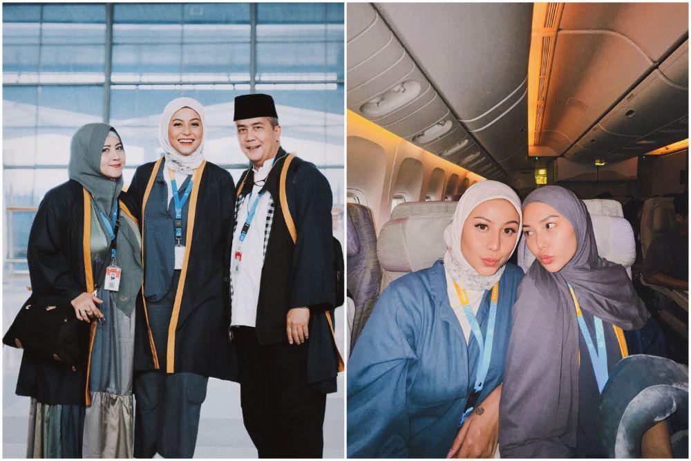 10 Potret Karin Novilda Menuju Dubai, Anggun Berhijab!
