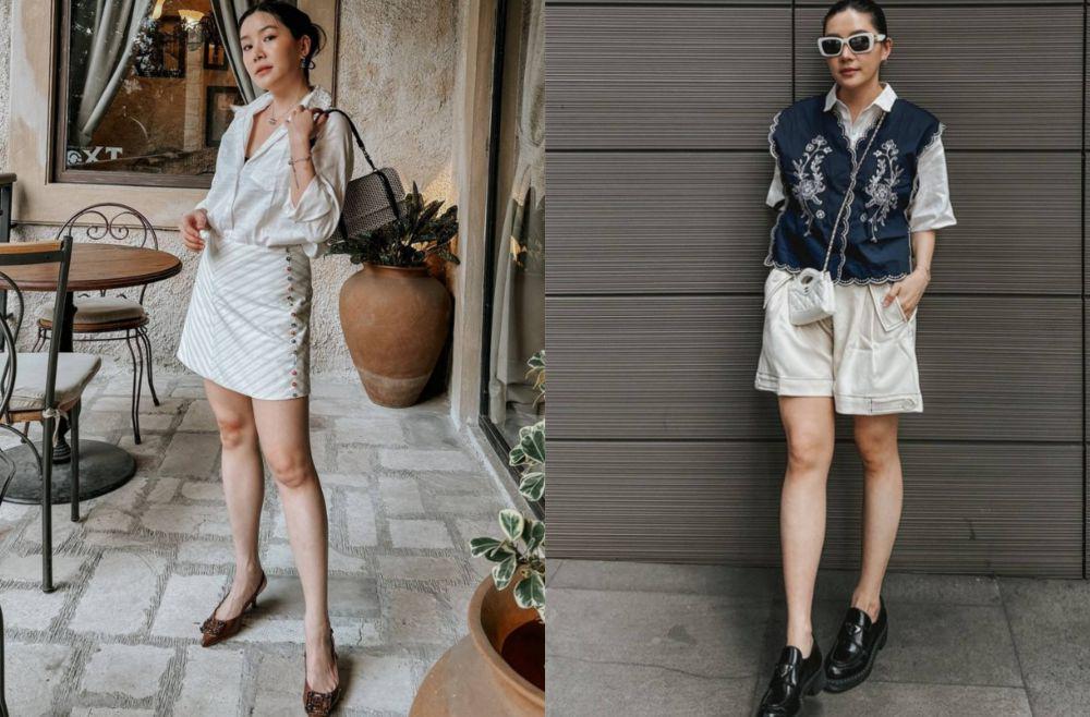 10 Inspirasi Outfit Hangout Mama Muda ala Michi Momo, Stylish!