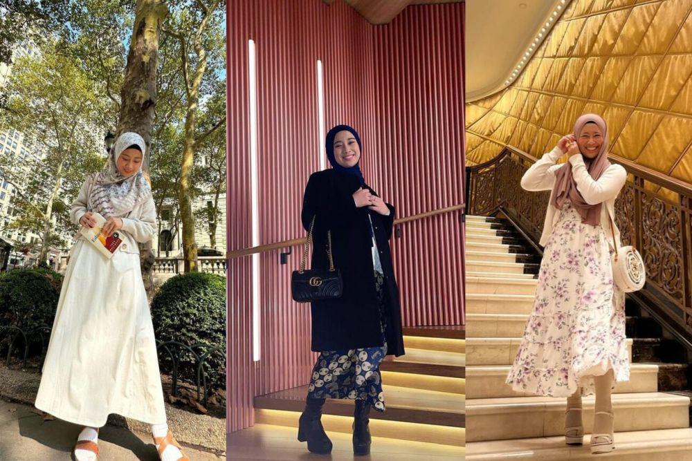 8 Inspirasi Outfit ala Zhafira Aqyla, Tampil Modis dalam Busana Hijab