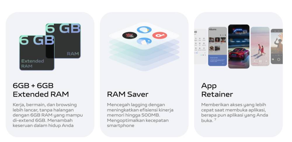 Memory Booster untuk menunjang aktivitas multitasking pada vivo Y17s (vivo.com)