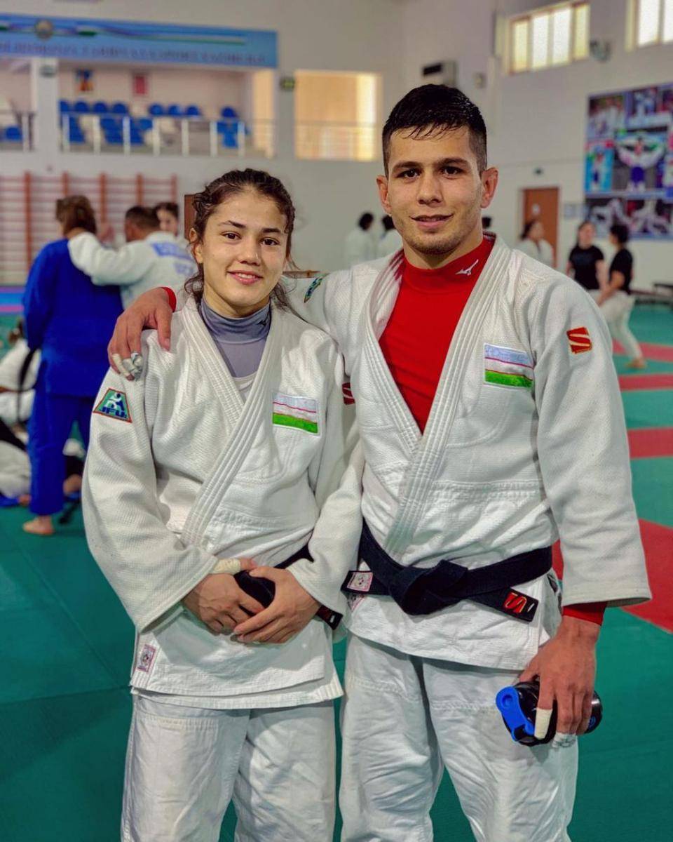 Diyora Keldiyorova dan Azamat Matyakubov (instagram.com/azik_judo.66)