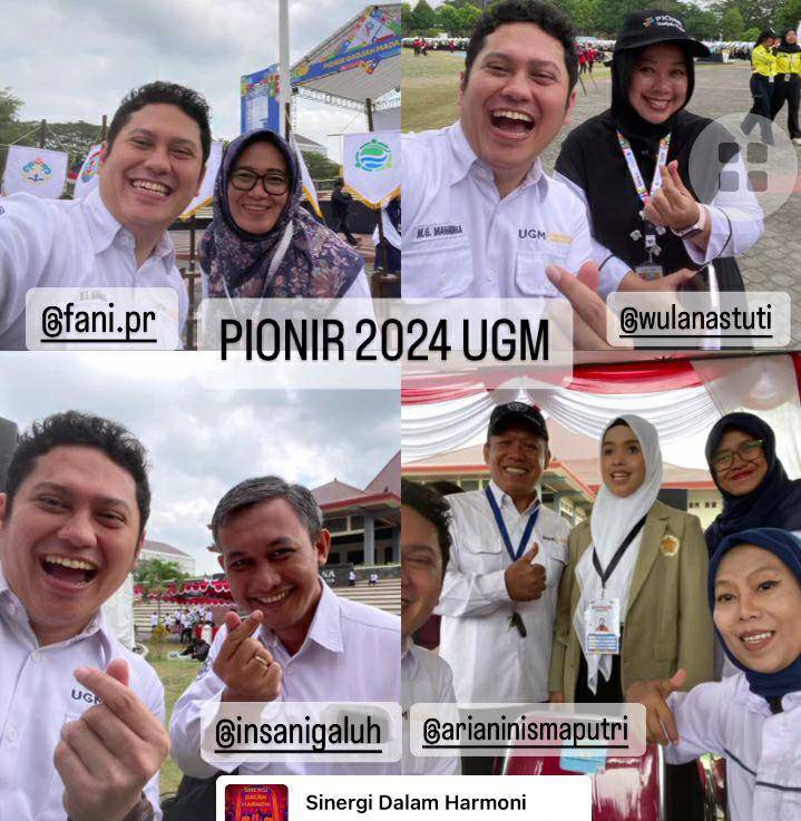 potret Putri Ariani di acara PIONIR Gadjah Mada (instagram.com/mohammadgenta)