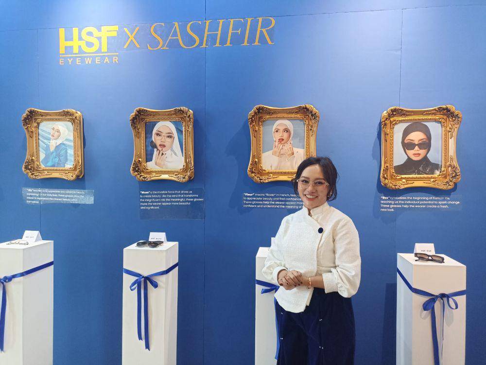 Koleksi terbaru HSF Eyewear X Sashfir. 30 Juli 2024. (IDN Times/M. Tarmizi Murdianto)