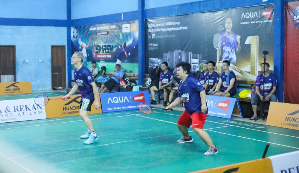 Gelaran AQUA Smash Tournament 2024 di Jakarta. (Dok. AQUA Elektronik)