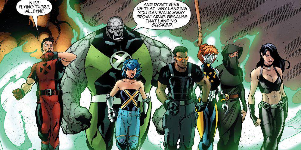 X-23 bersama kelompok New X-Men (dok. Marvel Comics/New X-Men)