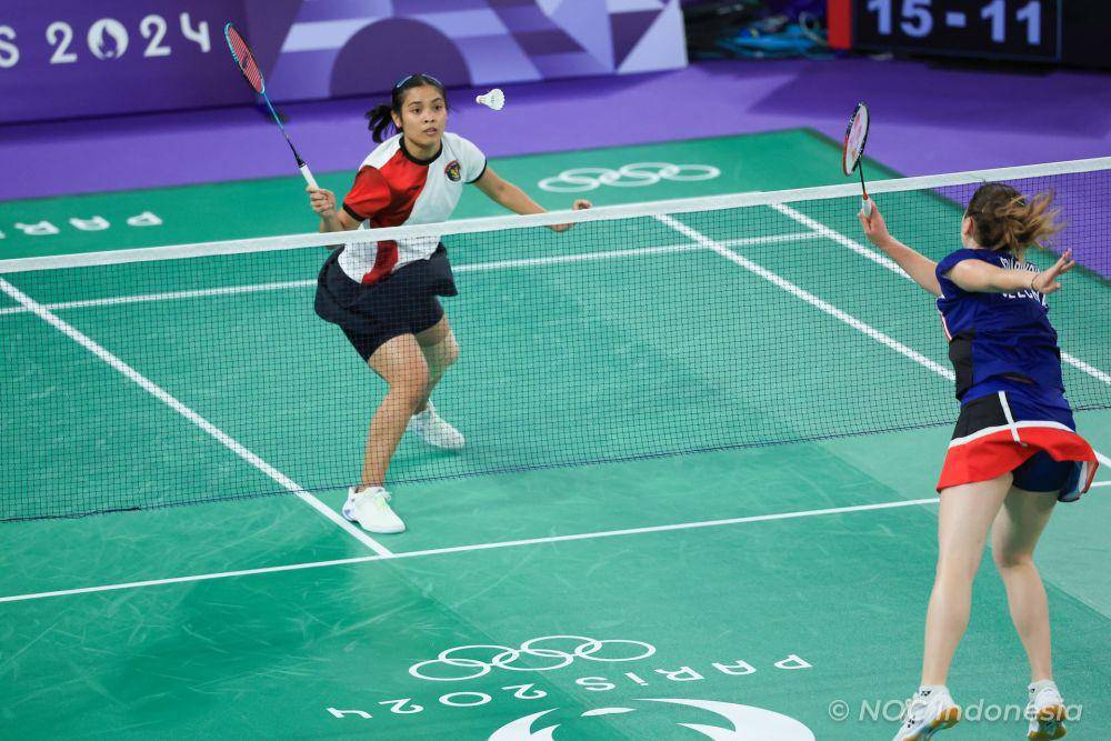 Gregoria Mariska Tunjung ke 16 besar Olimpiade 2024 Paris (dok.NOC Indonesia/Naif Muhammad Al’as/Canon Indonesia)