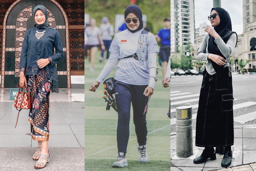 Inspirasi OOTD Diananda Choirunisa, Variatif dari Sporty hingga Etnik