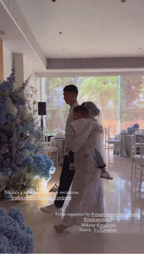 pengajian kehamilan Nikita Willy (Instagram.com/ssabihaislam)