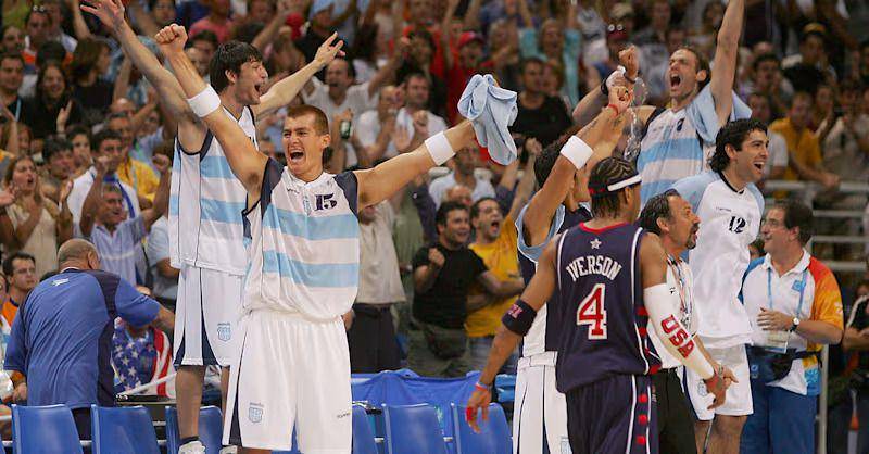 Amerika Serikat kalah dari Argentina pada semifinal Olimpiade 2004. (olympics.com)