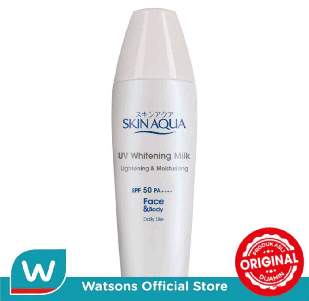Skin Aqua UV Whitening Milk (shopee.com/Watsons Indonesia Official Shop)