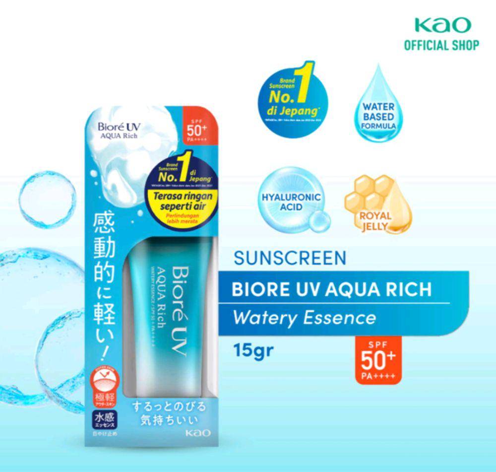 Biore UV Aqua Rich (shopee.com/KAO Official Shop)