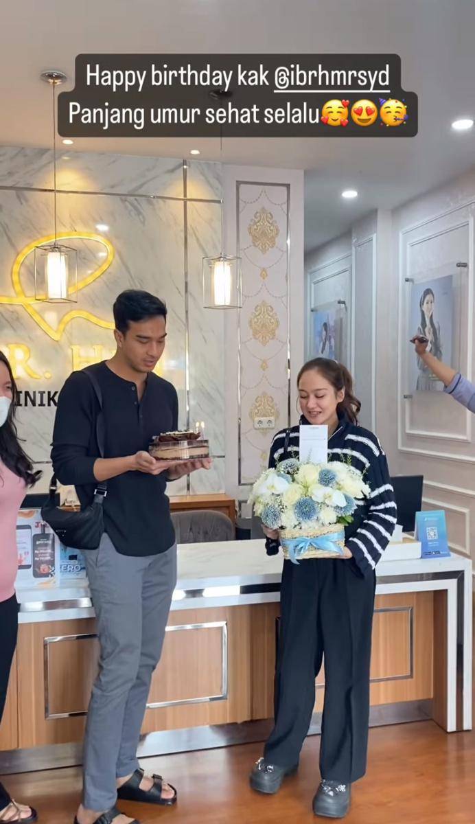 potret keromantisan Salshabilla Adriani dan Ibrahim Risyad saat facial date (instagram.com/ibrhmrsyd)
