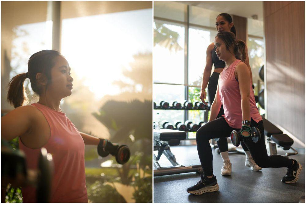 7 Potret Gritte Agatha Nge-Gym di Trimester Dua Kehamilan, Semangat!