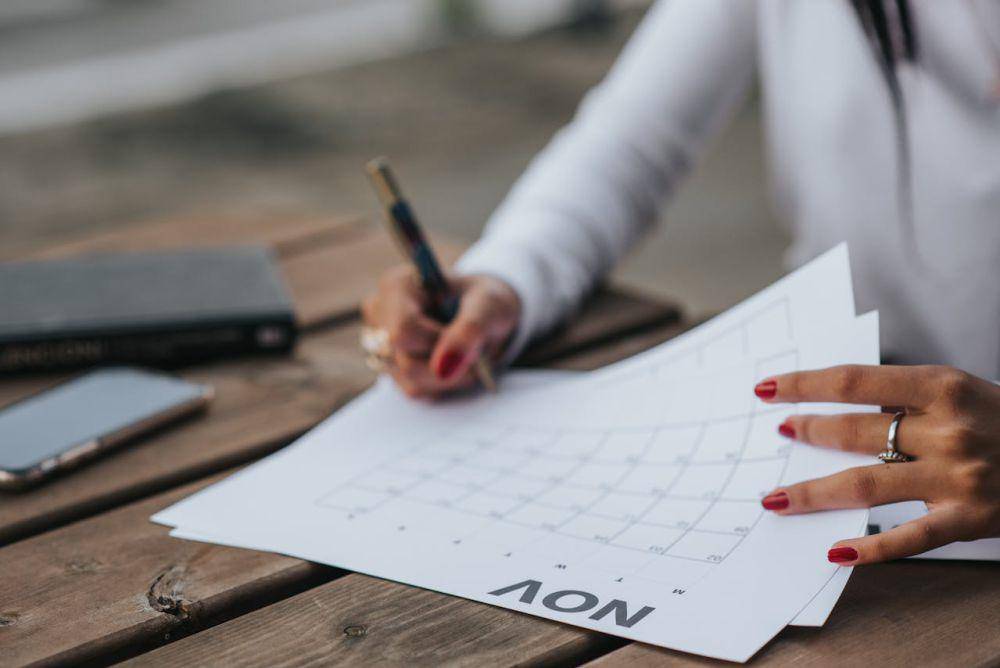 Ilustrasi jadwal rutinitas yang tersusun rapi (pexels.com/Anete Lusina)