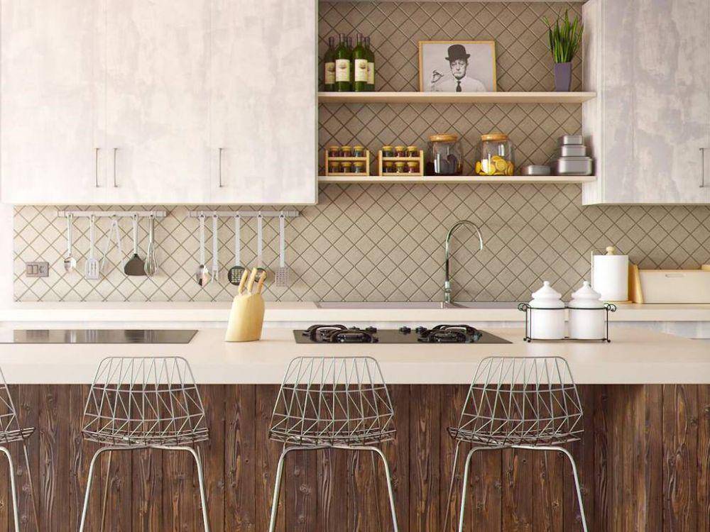 ilustrasi backsplash berpola berlian (pexels.com/Pixabay)