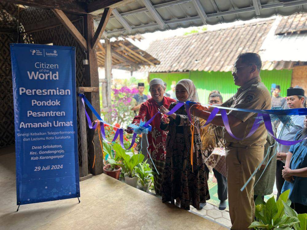 Kegiatan renovasi pembangunan Rumah Tahfidz (Dok.Teleperformance)