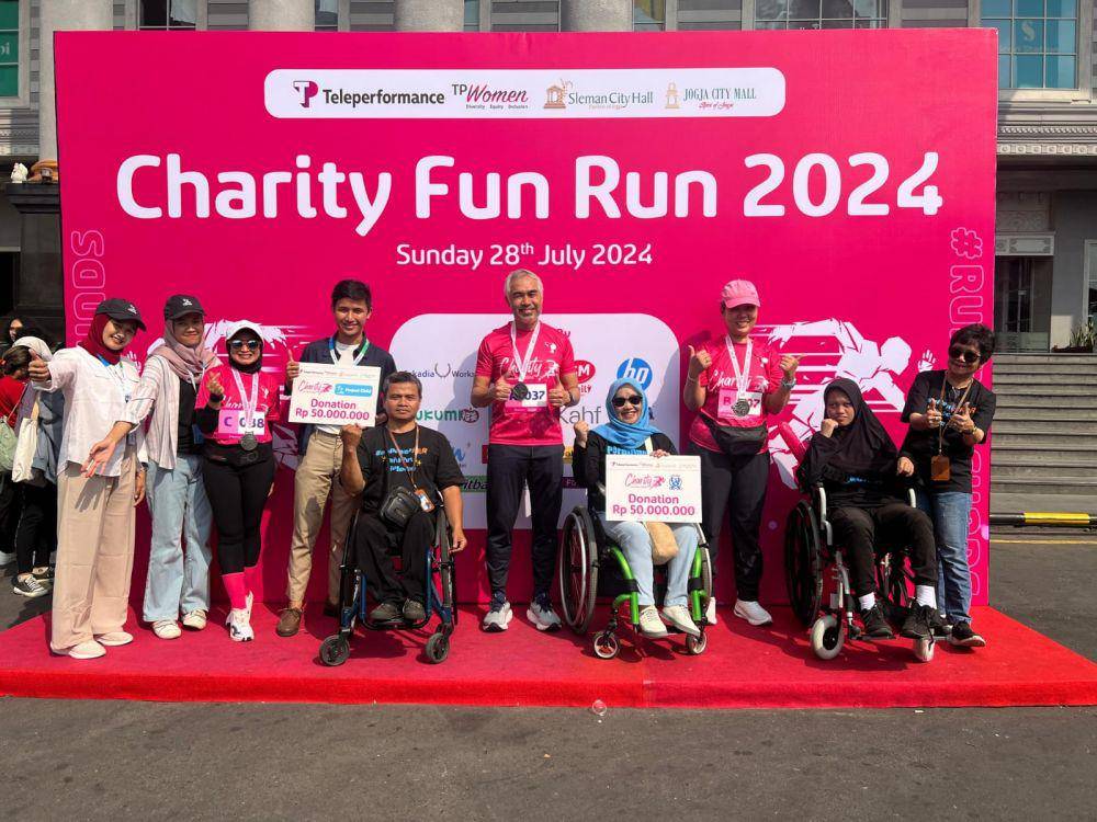 Keseruan acara Charity Fun Run Kedua (Dok.Teleperformance)