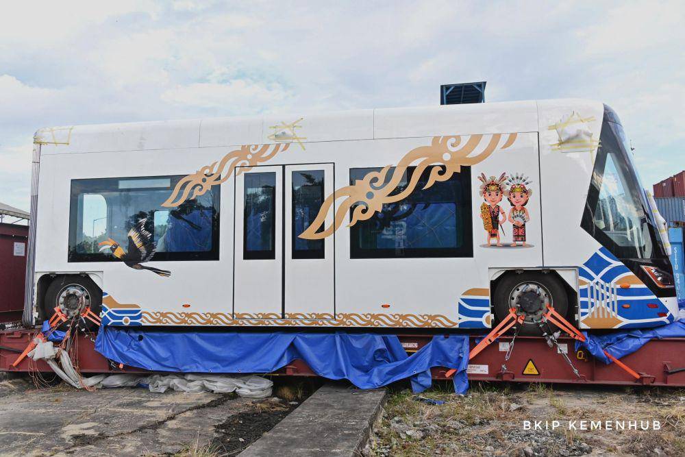 Trem otonom atau ART yang akan beroperasi di IKN (dok. BKIP)