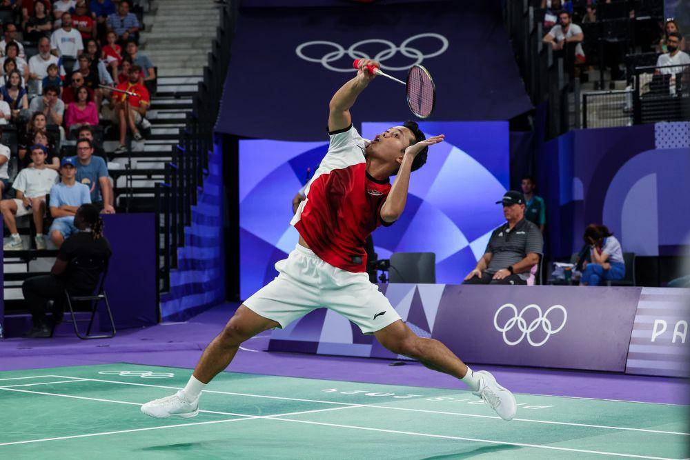 Anthony Sinisuka Ginting gugur di fase grup Olimpaide 2024 Paris (dok.PBSI/Badmintonphoto/Yohan Nonotte)
