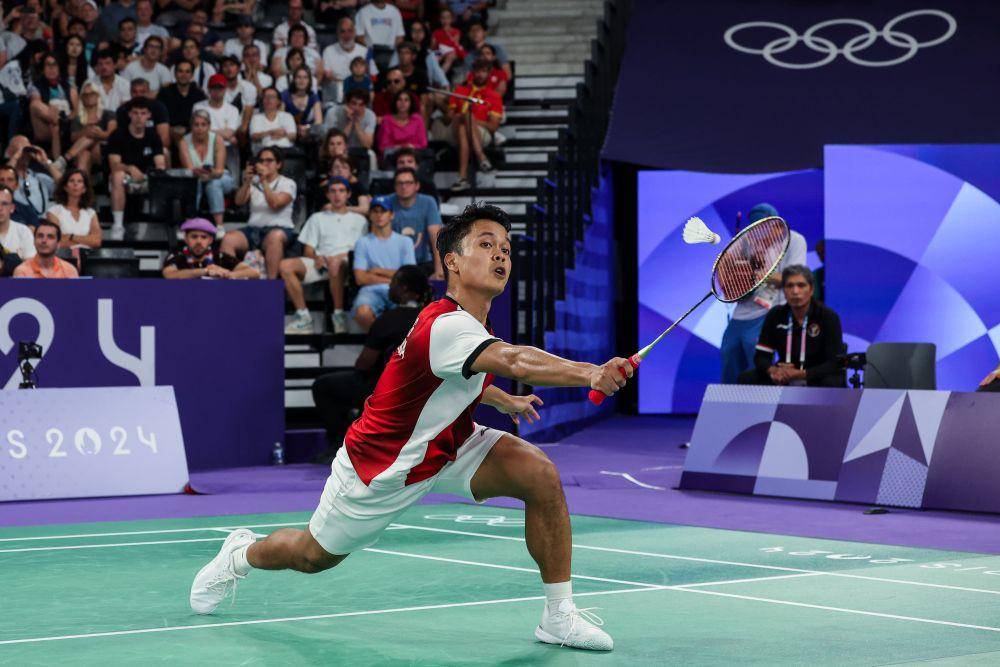 Anthony Sinisuka Ginting gugur di fase grup Olimpaide 2024 Paris (dok.PBSI/Badmintonphoto/Yohan Nonotte)