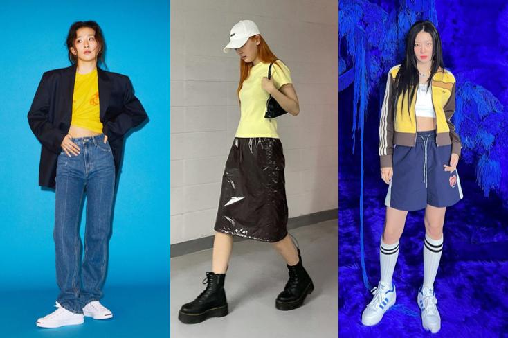 12 Padu Padan Outfit Nuansa Kuning ala Seulgi Red Velvet, Gak Boring!