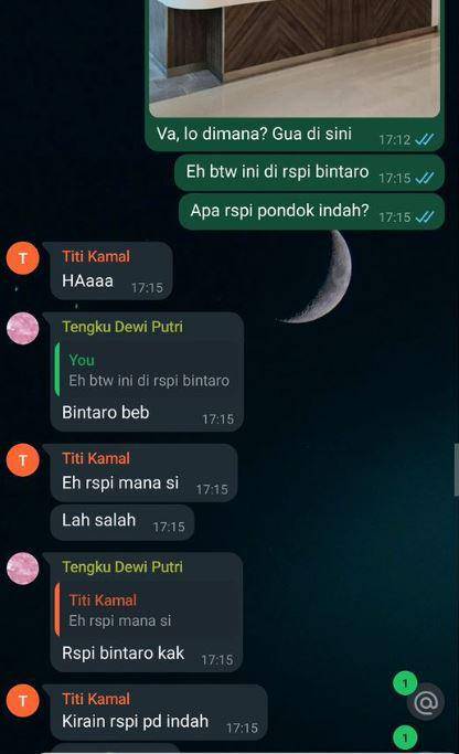 Titi Kamal besuk Tengku Dewi (Instagram.com/titi_kamall)